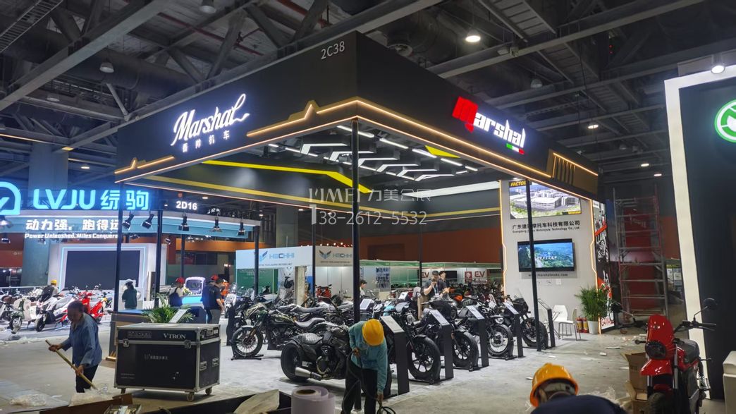 2025广州采购交易会展台设计搭建案例-香帅机车