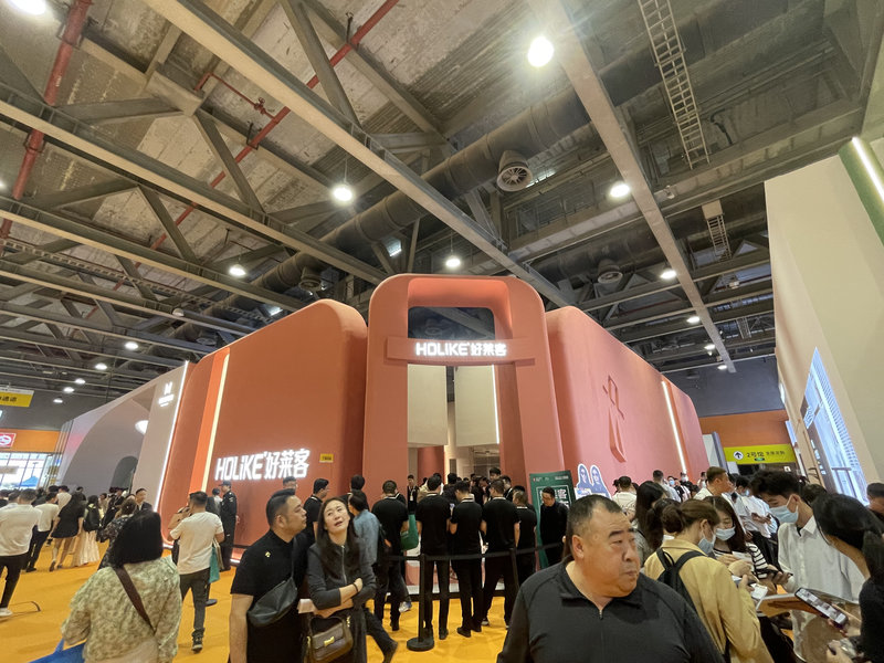 广州展台搭建公司案例，好莱客