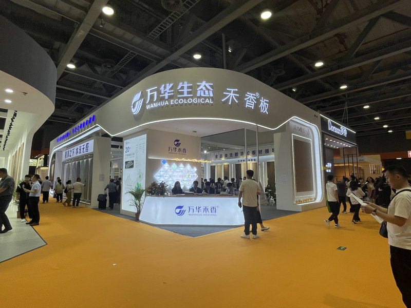 广州展台搭建公司案例，万华
